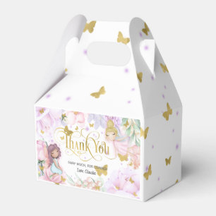Enchanted party, garden fairy themed birthday favour box