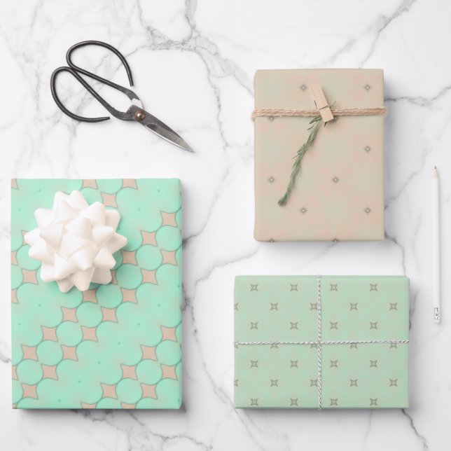 Enchanted Pastel Bliss Wrapping Paper Flat Sheets (Front)