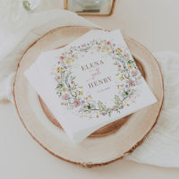 Enchanted Pastel Wildflower Garden Wreath Wedding