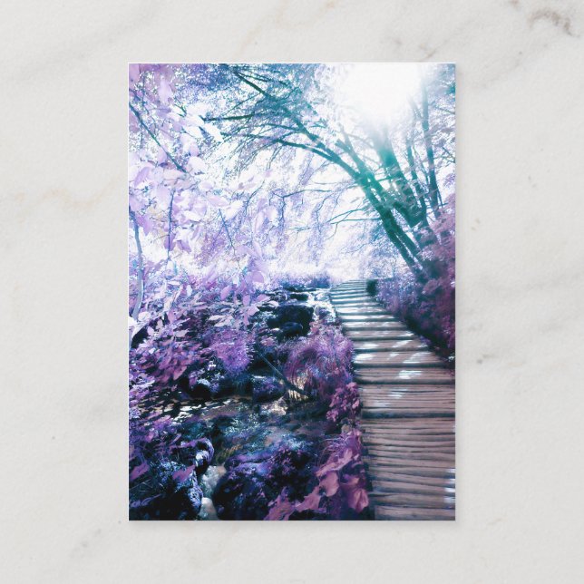 enchanted path comment card (Back)