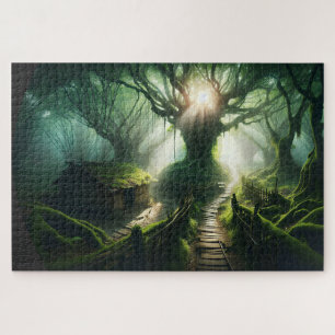 Enchanted Path: Mystical Forest Jigsaw Puzzle