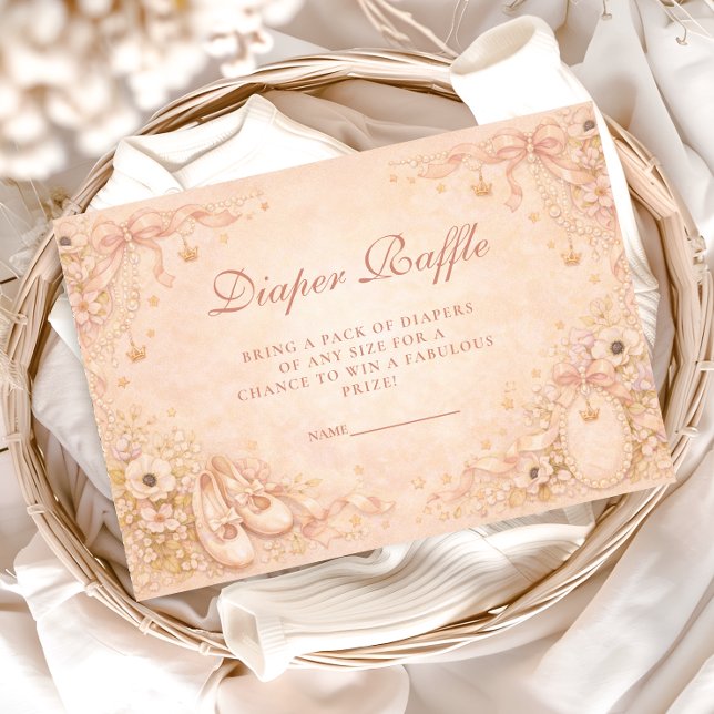 Enchanted Princess Diapper Raffle Enclosure Card (Creator Uploaded)