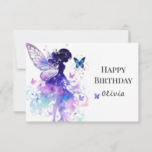 Enchanted Printable Fairy Tale Birthday Card