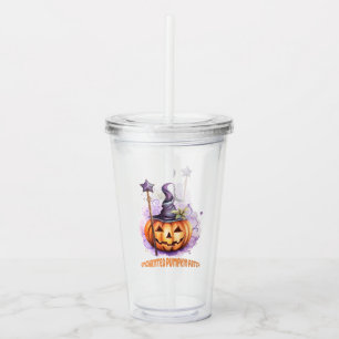 Enchanted Pumpkin Patch Acrylic Tumbler