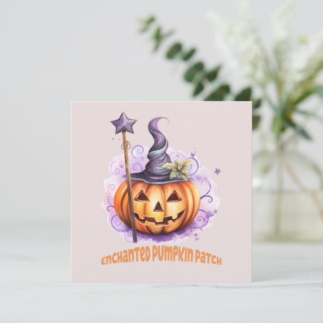 Enchanted Pumpkin Patch – Cute Jack-o’-Lantern (Standing Front)