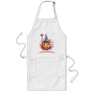 Enchanted Pumpkin Patch Long Apron
