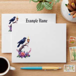 Enchanted Raven Wedding Collection Envelope