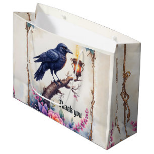Enchanted Raven Wedding Collection Large Gift Bag