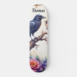 Enchanted Raven Wedding Collection Skateboard