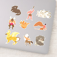 Enchanted Realms: Mythical Creatures Sticker Colle