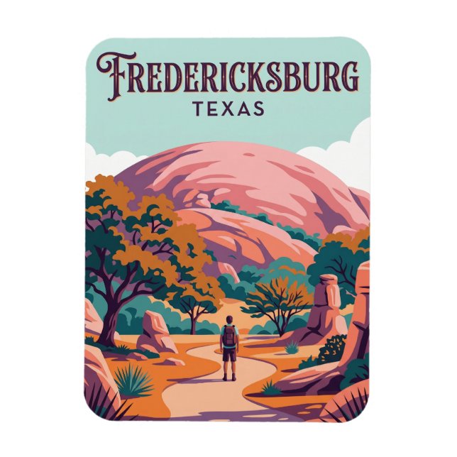 Enchanted Rock State Natural Area USA Magnet (Vertical)