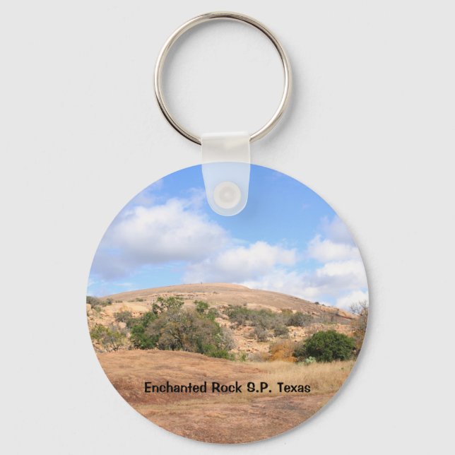 Enchanted Rock State Park Texas Key Ring (Front)