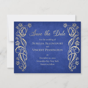 Enchanted Rose Castle Wedding Save The Date