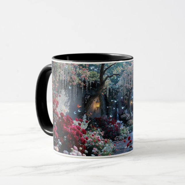 Enchanted Rose Garden Accent Mug (Front Left)