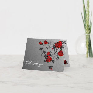 Enchanted Roses Thank You Note Card