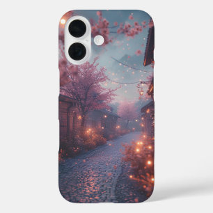 Enchanted Sakura Alley iPhone 16 Case