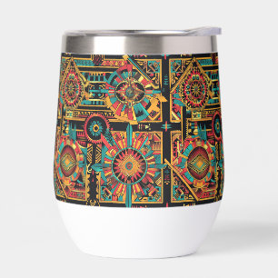 Enchanted Sapphire "Aztec Dream" 325ml Wine Tumble