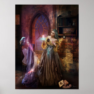 Enchanted Seamstress Poster
