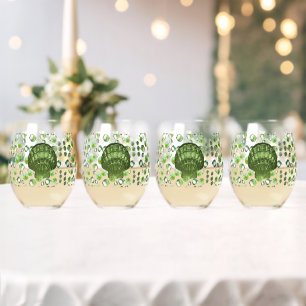 Enchanted Seashell   Stemless Wine Glass