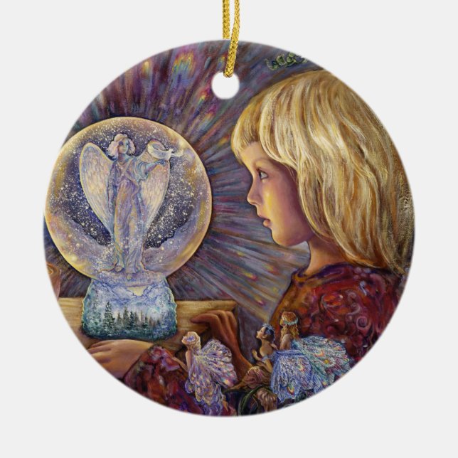 Enchanted Snow Globe Holiday 2017 Ornament (Front)