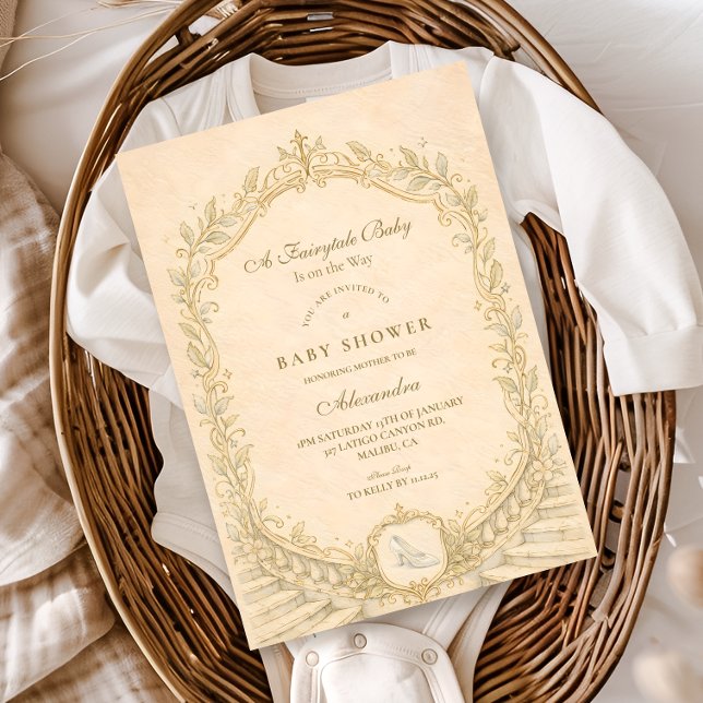 Enchanted Storybook Baby Shower Invitation (Creator Uploaded)
