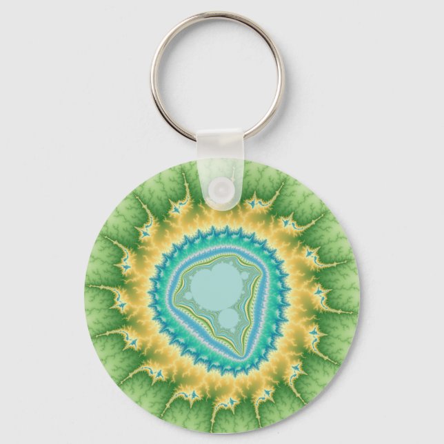 Enchanted Sun - Fractal Key Ring (Front)