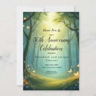 Enchanted Sunlit Glimmer Grove Invitation