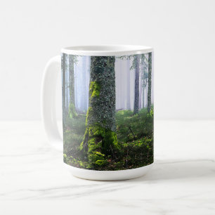 Enchanted Sunrise Forest Photo Coffee Mug