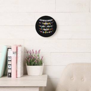 Enchanted to Teach You Teacher Funny Round Clock