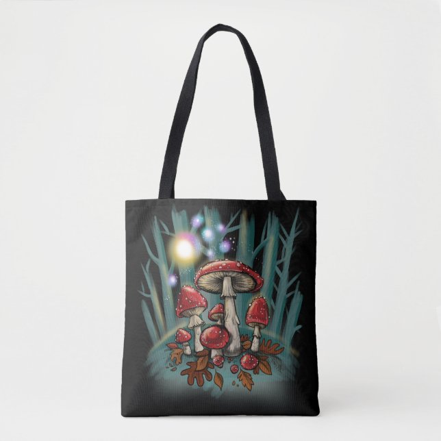 Enchanted Toadstools Tote Bag (Front)
