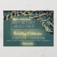 Enchanted Tree Branch Rustic Wedding Invitations