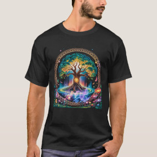 Enchanted Tree of Life Viking Midgard Thor Walhall T-Shirt