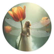 Enchanted Tulip Fairy Fantasy Stickers