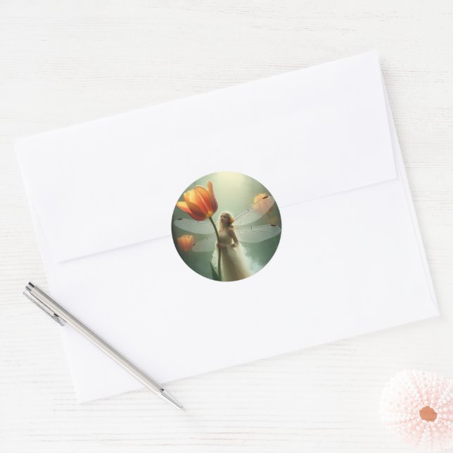 Enchanted Tulip Fairy Fantasy Stickers (Envelope)