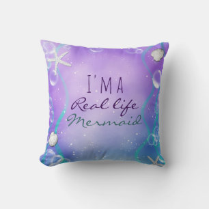 Enchanted Under the Sea Custom Magical Fantasy Cushion