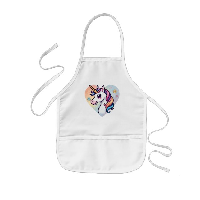 Enchanted Unicorn  Kids Apron (Front)