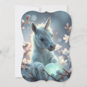 Enchanted Unicorn with the magic in spring.