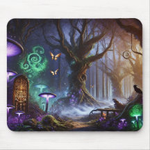 Enchanted Veil: The Mystical Dark Forest