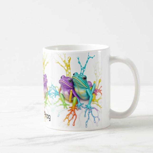 Enchanted Vibrant Frog Besties CoCo Coffee Mug (Right)
