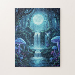 Enchanted Waterfall Magic Forest Fantasy Puzzle