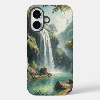 Enchanted Waterfall Retreat iPhone 16 Case