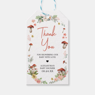 Enchanted Wildflower Mushroom Favour Tags