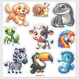 Enchanted Wildlife Wonderland Stickers Collection