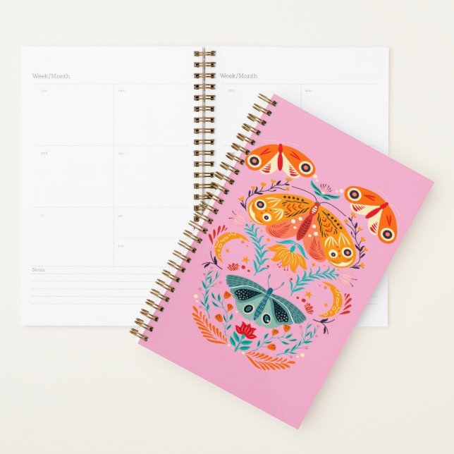 Enchanted Wings Magical Moth Butterfly Planner (Display)