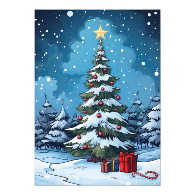 Enchanted Winter Eve Photo Print (Front)