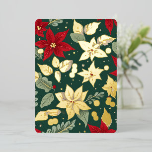 Enchanted Winter Gardens Photo Foil Holiday Card