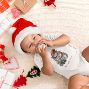Enchanted Winter Owl, custom Baby Bodysuit