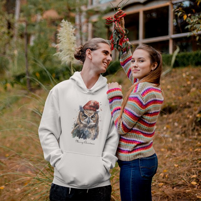 Enchanted Winter Owl, custom Hoodie (Creator Uploaded)