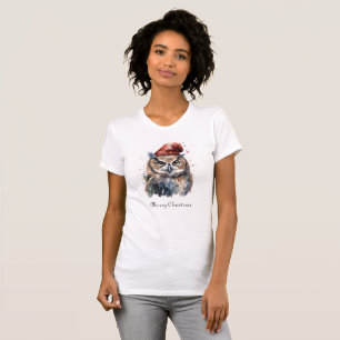 Enchanted Winter Owl, custom T-Shirt
