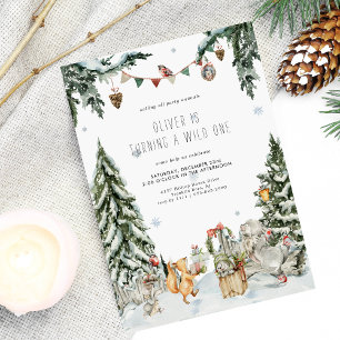 Enchanted Winter Woodland Birthday